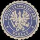 Siegelmarke K. Landraths-Amt Wohlau W0352182